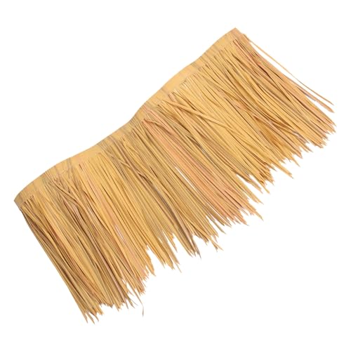 TOYANDONA Künstliches Strohdach Simulation Natürliche Reetdach Dekoration UV Beständig Pflegeleicht Für Garten Terrasse Balkon Restaurant von TOYANDONA