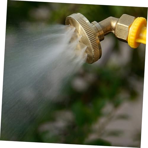 TOYANDONA Kupfer Hochdruckdüse Gartenschlauch Aufsatz Misting Nozzle für Landwirtschaft Gewächshaus Bewässerung Langlebig Rostfrei von TOYANDONA