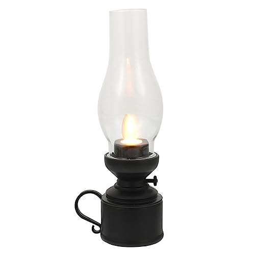 TOYANDONA LED Kerosin Lampe LED Laternen LED Kerosin Licht Traditionelle Kerosin LED Lampe LED Decor Glas Kerosin Öl Lampe LED Kerosin Lampe Modell LED Nachtlicht Kerosin Licht Modell Pp von TOYANDONA