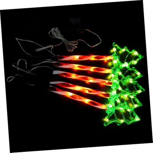 TOYANDONA LED Weihnachtsbaum Erdspieß wasserdichte Outdoor Weihnachtsdeko mit und Weißen LED Lichtern Batteriebetriebene Gartenbeleuchtung für Weg und Festliche Weihnachtsbeleuchtung von TOYANDONA