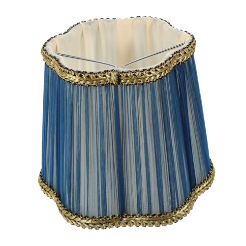 TOYANDONA Lampenschirm für Tischlampe Leichter Stoff Lampenschirm Ersatz mit Metallclip Installieren Geeignet für Wohnzimmer Schlafzimmer Studium Schützender Lampenüberzug in Dunkelblau TOYANDONA Lampenschirm für Tischlampe Leichter Stoff Lampenschirm Ersatz mit Metallclip Installieren Geeignet für Wohnzimmer Schlafzimmer Studium Schützender Lampenüberzug in Dunkelblau von TOYANDONA