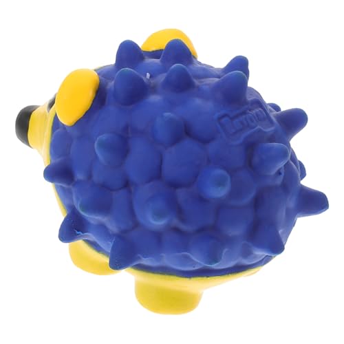 TOYANDONA Latex Quietschender Hundekauspielzeug Ball aus TPR Langlebig Umweltfreundlich Kleiner Stacheliger Beißball für Welpen Zahnpflege Interaktives für Kleine Hunde gegen Langeweile von TOYANDONA