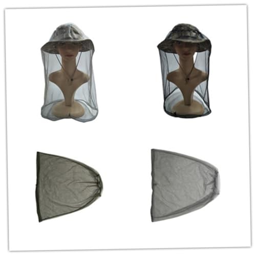 TOYANDONA Leichter Beekeeping Hut mit Moskitonetz Wasser und Schmutzabweisend Atmungsaktiv für Outdoor Camping Angeln Schutz vor Insekten und Mücken im Garten und Dschungel von TOYANDONA