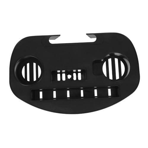 TOYANDONA Lounge Chair Tray mit Robustem Kunststoff Multifunktionale Ablagefläche und Auslaufsicherem Getränkehalter Praktisches Zubehör für Liegestuhl für Strand Picknick von TOYANDONA