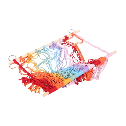 TOYANDONA Macrame Spielzeugnetz Baumwollseil mit Holzstab Platzsparender Hängender Stofftier Organizer für Kinderzimmer Sicher Robust für Kuscheltiere und TOYANDONA Macrame Spielzeugnetz Baumwollseil mit Holzstab Platzsparender Hängender Stofftier Organizer für Kinderzimmer Sicher Robust für Kuscheltiere und von TOYANDONA