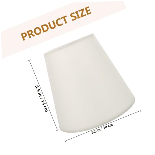 TOYANDONA Mehrzweck Stoff Lampenschirm Ersatzschirm für Tisch Pendel Wandleuchte Schlichtes Langlebiges Hellgelbes Design Rustikale Dekoration für Warmes Raumambiente von TOYANDONA