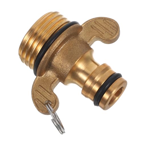TOYANDONA Messing Garten Schlauch Schnellverbinder Gewinde Robust Schnelle Wasserrohr Ersatz Reparatur Garten Bewässerung Außenbereich TOYANDONA Messing Garten Schlauch Schnellverbinder Gewinde Robust Schnelle Wasserrohr Ersatz Reparatur Garten Bewässerung Außenbereich von TOYANDONA