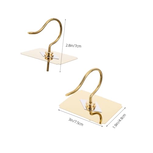 TOYANDONA Messing Vogelkäfig Haken Aufhängen Stabiles Vogelkäfig Zubehör für Außenbereich Dekorativer und Sicherer Ersatzhaken für und Vogelhäuschen Langlebiger Messingdraht Halter von TOYANDONA