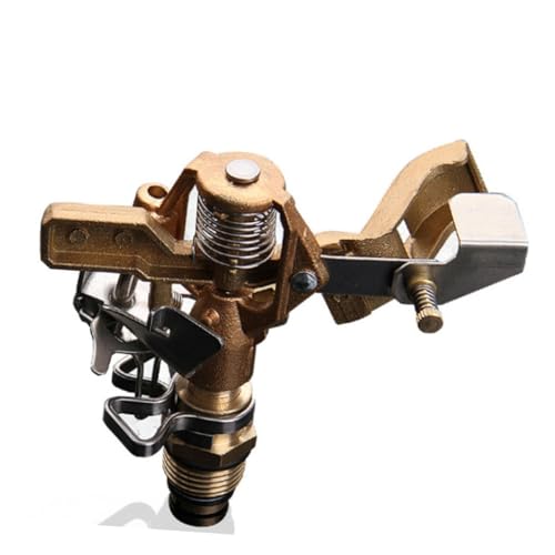 TOYANDONA Metall Automatischer Drehbarer Sprinkler Sprinklerkopf Verstellbar für Garten Bewässerung Bäume Sträucher Grünflächen Bewässerungswerkzeug Langlebig TOYANDONA Metall Automatischer Drehbarer Sprinkler Sprinklerkopf Verstellbar für Garten Bewässerung Bäume Sträucher Grünflächen Bewässerungswerkzeug Langlebig von TOYANDONA