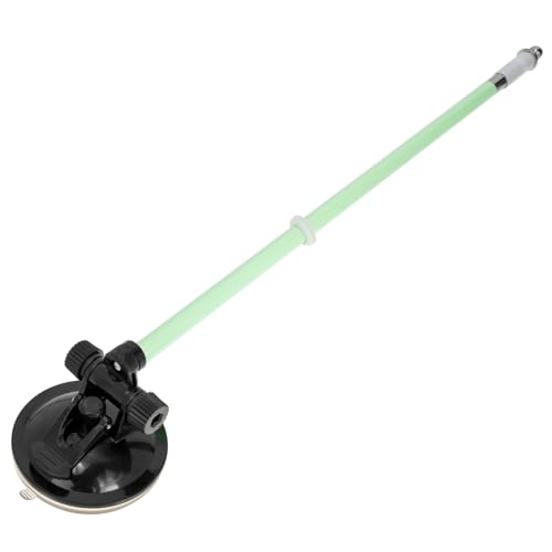 TOYANDONA Metall Saugnapf Fahnenhalter Fahnenmast Halterung Auto Fahnenmast Basis Wind und Wetterfest für Fahrzeugdach und Glatte Oberflächen von TOYANDONA