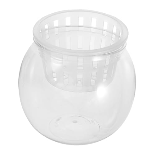 TOYANDONA Klares Betta Aquarium Mit Hydroponik-System Rundes Desktop-Aquarium Für Fisch Und Pflanzen Für Büro Und Wohnräume Dekorativem -landschaftsdesign TOYANDONA Klares Betta Aquarium Mit Hydroponik-System Rundes Desktop-Aquarium Für Fisch Und Pflanzen Für Büro Und Wohnräume Dekorativem -landschaftsdesign von TOYANDONA