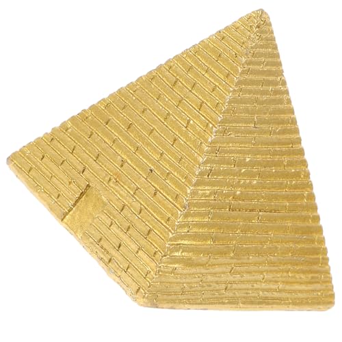 TOYANDONA Mini Ägyptische Pyramide Dekofigur aus Harz Kleine Goldene Pyramide als Handwerksornament Vielseitige Tisch Regaldekoration Langlebiges Modell für Wohnaccessoires und Geschenke TOYANDONA Mini Ägyptische Pyramide Dekofigur aus Harz Kleine Goldene Pyramide als Handwerksornament Vielseitige Tisch Regaldekoration Langlebiges Modell für Wohnaccessoires und Geschenke von TOYANDONA