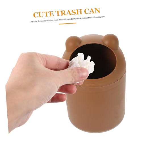 TOYANDONA Mini Desktop Mülleimer aus Stabilem Platzsparend und Praktisch Süßer Cartoon tischabfalleimer für Schlafzimmer Büro und Wohnzimmer als Trash Accessory und Schreibtisch Mülleimer TOYANDONA Mini Desktop Mülleimer aus Stabilem Platzsparend und Praktisch Süßer Cartoon tischabfalleimer für Schlafzimmer Büro und Wohnzimmer als Trash Accessory und Schreibtisch Mülleimer von TOYANDONA