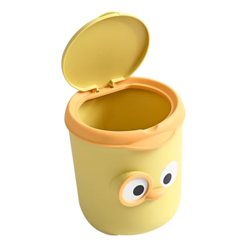 TOYANDONA Mini Desktop Mülleimer mit Deckel Süßer Abfalleimer für Schreibtisch Geruchshemmender Papierkorb mit Großer Kapazität Praktischer Aufbewahrungsbehälter für Büro Zuhause TOYANDONA Mini Desktop Mülleimer mit Deckel Süßer Abfalleimer für Schreibtisch Geruchshemmender Papierkorb mit Großer Kapazität Praktischer Aufbewahrungsbehälter für Büro Zuhause von TOYANDONA