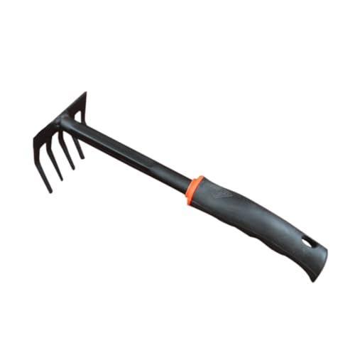 TOYANDONA Mini Gartenrechen Zinkig Handrechen Gartenwerkzeug Kurzgriff Bodenlockerer für Enge Flächen und Unkrautentfernung Ergonomisch Robust für und Rasenpflege TOYANDONA Mini Gartenrechen Zinkig Handrechen Gartenwerkzeug Kurzgriff Bodenlockerer für Enge Flächen und Unkrautentfernung Ergonomisch Robust für und Rasenpflege von TOYANDONA