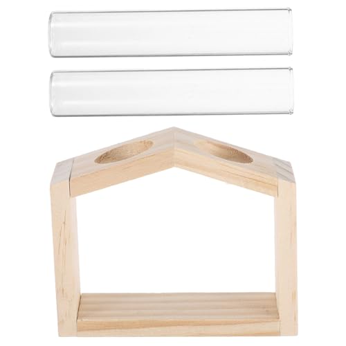 TOYANDONA Mini -Glas -ausbreitung Vase -Test Clear Rohrblütenhalter Kleiner Hydroponic Pflanzer Für Tischglas -testrohr Dekorative Glasvase von TOYANDONA