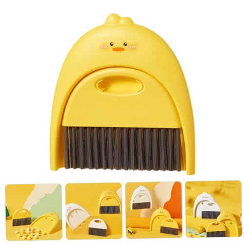 TOYANDONA Mini Kehrschaufel und Besen Klein Leicht Tragbar mit Robustem Material für Tisch Auto Haustier und Bett Reinigung Handlich Multifunktional Platzsparend und Einfach zu Verstauen von TOYANDONA