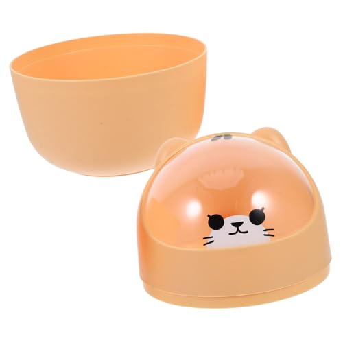 TOYANDONA Mini Mülleimer für Schreibtisch Cartoon Design mit Deckel Kleiner Kunststoff Papierkorb Platzsparend und Geruchlos Vielseitig für Büro Kinderzimmer und Wohnzimmer Gelb TOYANDONA Mini Mülleimer für Schreibtisch Cartoon Design mit Deckel Kleiner Kunststoff Papierkorb Platzsparend und Geruchlos Vielseitig für Büro Kinderzimmer und Wohnzimmer Gelb von TOYANDONA