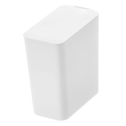 TOYANDONA Mini Tischmülleimer mit Klappdeckel Weiß aus Sicherem Pp material Kompakter Papierkorb für Büro Schlafzimmer Wohnzimmer Praktische Schreibtisch Abfalleimer mit Einfachem TOYANDONA Mini Tischmülleimer mit Klappdeckel Weiß aus Sicherem Pp material Kompakter Papierkorb für Büro Schlafzimmer Wohnzimmer Praktische Schreibtisch Abfalleimer mit Einfachem von TOYANDONA