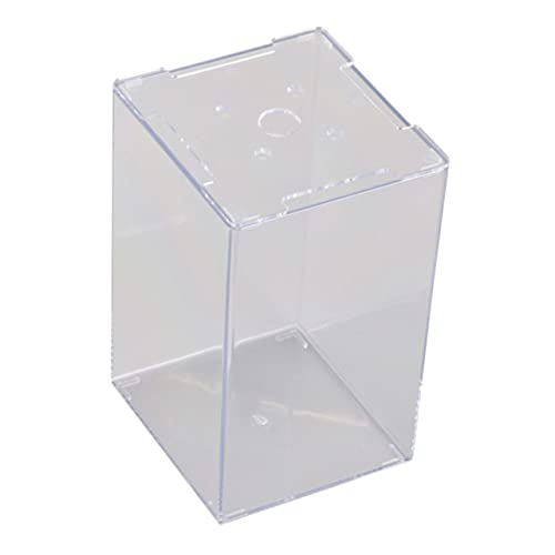 TOYANDONA Miniatur Aquarium Transparent Dekorativer Desktop Fischbehälter für Thai Kampffisch Kleines Ökologisches Fischglas Platzsparender Deko Tank für Zuhause und Büro von TOYANDONA