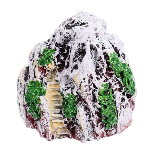 TOYANDONA Miniatur-Resin-felsen-Statue Naturnahe Bonsai-felsenfigur für Aquarium Blumentopf Terrarium Leicht Transportierbar Dekorative Mini-zengarten-Landschaft für Zuhause und Büro von TOYANDONA
