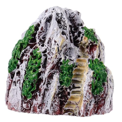 TOYANDONA Miniatur-Resin-felsenlandschaft Langlebig Widerstandsfähig Dekorative Bonsai-Figur für Terrarien Pflanzgefäße und Aquarien Leicht Tragbar für Miniaturgärten und Feengärten von TOYANDONA