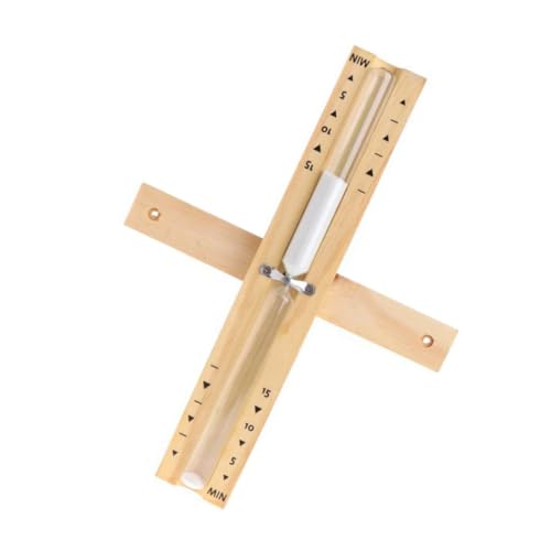 TOYANDONA Minuten Sauna Sanduhr Wandmontage Drehbar Robuste Sauna Uhr mit Feinem Sand für Badezimmer und Hotel Nutzung von TOYANDONA