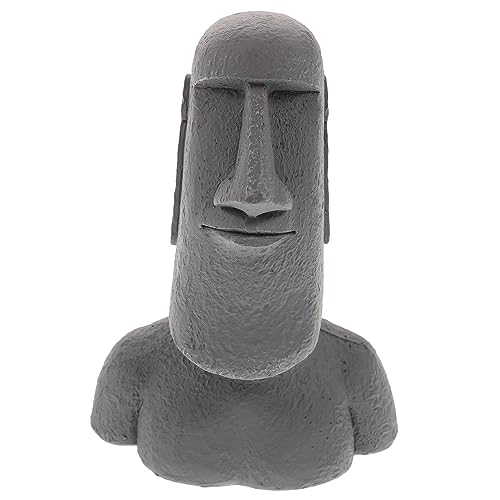 TOYANDONA Moai Statue Resin Ornament Moai Förmige Dekoration Leichtes Kunstharz Figurine Für Auto Garten Wohnzimmer Schreibtisch Nordische Steinfigur TOYANDONA Moai Statue Resin Ornament Moai Förmige Dekoration Leichtes Kunstharz Figurine Für Auto Garten Wohnzimmer Schreibtisch Nordische Steinfigur von TOYANDONA