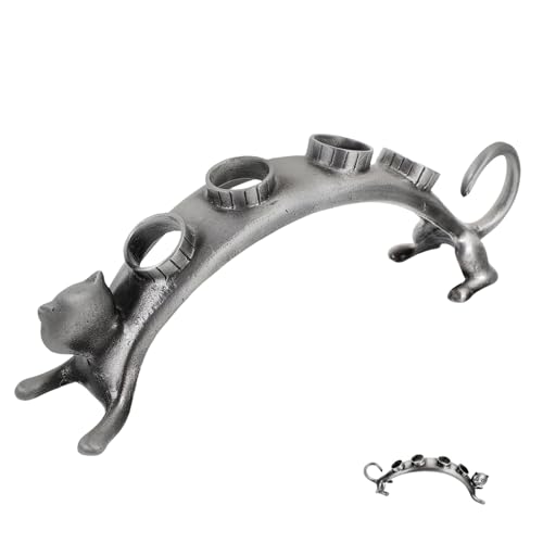 TOYANDONA Moderner Weinflaschenverschluss Halter aus Zinklegierung Tierförmiges Weinverschluss Aufbewahrungsständer für Weinliebhaber Dekorativer Flaschenhalter für Zuhause Bar Restaurant von TOYANDONA