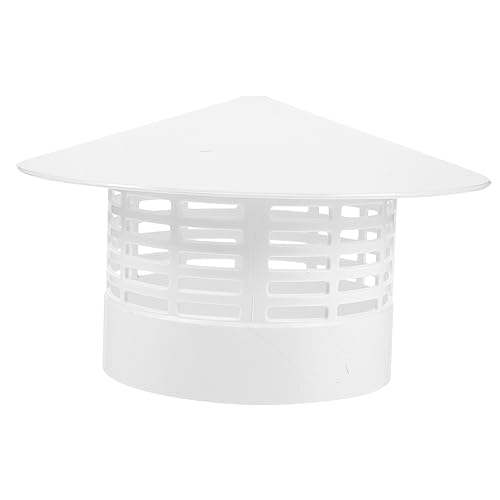 TOYANDONA Multifunktionale Regenhaube für Schornstein Wetterfeste PVC Abdeckung für Schornsteinventilation Wind und Regensicher Installieren für Garten und Kamin von TOYANDONA