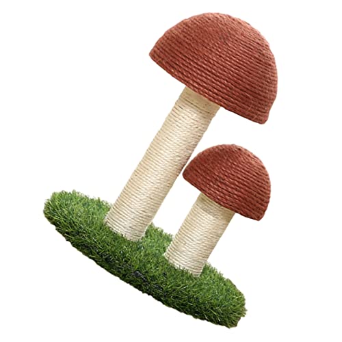 TOYANDONA Mushroom Förmiger Katzenspielplatz Kratzbaum aus Langlebigem Sisal Beugt Möbelkratzern vor Aktiviert Katzeninstinkt Fördert Spiel und Ruhe für Kätzchen und Ausgewachsene Katzen TOYANDONA Mushroom Förmiger Katzenspielplatz Kratzbaum aus Langlebigem Sisal Beugt Möbelkratzern vor Aktiviert Katzeninstinkt Fördert Spiel und Ruhe für Kätzchen und Ausgewachsene Katzen von TOYANDONA