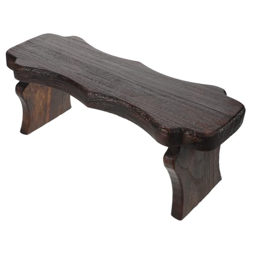 TOYANDONA Niedriger Fußhocker aus massivem Holz, kleine Trittfußstütze, japanische Meditationsbank, Möbel für Eingangsbereich, Teestube, Büro, Schlafzimmer, Dusche TOYANDONA Niedriger Fußhocker aus massivem Holz, kleine Trittfußstütze, japanische Meditationsbank, Möbel für Eingangsbereich, Teestube, Büro, Schlafzimmer, Dusche von TOYANDONA