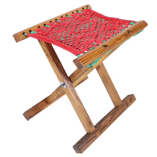 TOYANDONA Outdoor-Angelhocker Campingstühle für Erwachsene hoch im Freien faltbar einziehbarer Klapphocker Campinghocker für Erwachsene tragbare Klapphocker Polyester von TOYANDONA