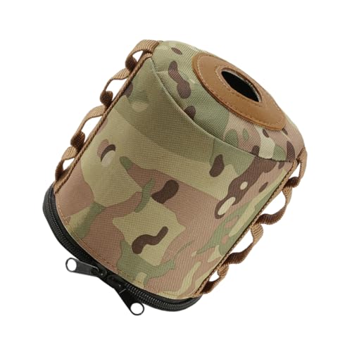 TOYANDONA Outdoor Camping Gaskanister Schutzhülle aus Oxford Kleine Gasflaschen Aufbewahrungstasche mit Isolierung und Leicht Winddicht Passend für Flache Campinggasflaschen in Tarnfarben TOYANDONA Outdoor Camping Gaskanister Schutzhülle aus Oxford Kleine Gasflaschen Aufbewahrungstasche mit Isolierung und Leicht Winddicht Passend für Flache Campinggasflaschen in Tarnfarben von TOYANDONA