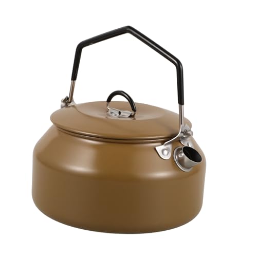 TOYANDONA Outdoor Camping Kettle Tragbarer Wasserkocher für Camping und Outdoor Aktivitäten Leicht und Platzsparend Komfortabler Griff für Teezubereitung und Kaffee TOYANDONA Outdoor Camping Kettle Tragbarer Wasserkocher für Camping und Outdoor Aktivitäten Leicht und Platzsparend Komfortabler Griff für Teezubereitung und Kaffee von TOYANDONA