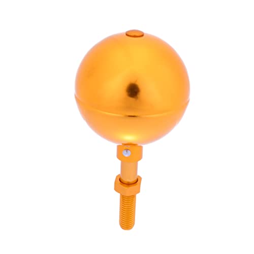 TOYANDONA Outdoor Flagpole Ball Topper Gold Eloxiert Aluminium Ersatzkugel für Standard Fahnenmasten Wetterfest und Rostfrei für Garten und Außenbereich TOYANDONA Outdoor Flagpole Ball Topper Gold Eloxiert Aluminium Ersatzkugel für Standard Fahnenmasten Wetterfest und Rostfrei für Garten und Außenbereich von TOYANDONA