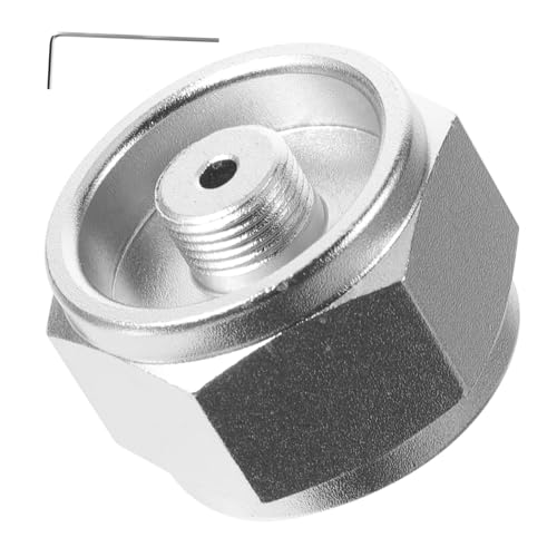 TOYANDONA Outdoor Gasherd Adapter Aluminium Ventil Anschluss Gaskartusche Umrüstset Propangasflasche Herdkopf Adapter Sicher Tragbar Für Camping Grill Picknick von TOYANDONA