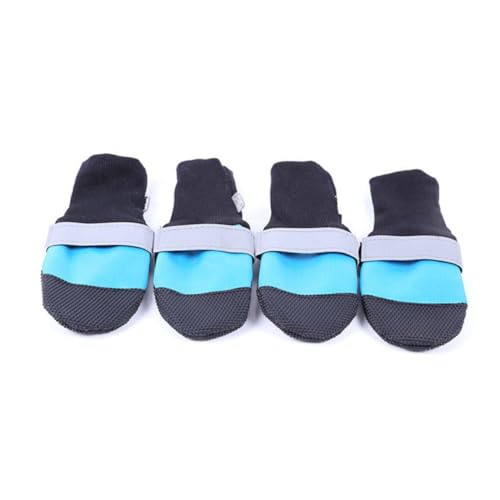 TOYANDONA Oxford Cloth wasserdichte Hundeschuhe rutschfeste Pfotenschutzstiefel für Welpen S Blau für Outdoor Aktivitäten Schützt die Pfoten vor Hitze Kälte und Gegenständen TOYANDONA Oxford Cloth wasserdichte Hundeschuhe rutschfeste Pfotenschutzstiefel für Welpen S Blau für Outdoor Aktivitäten Schützt die Pfoten vor Hitze Kälte und Gegenständen von TOYANDONA