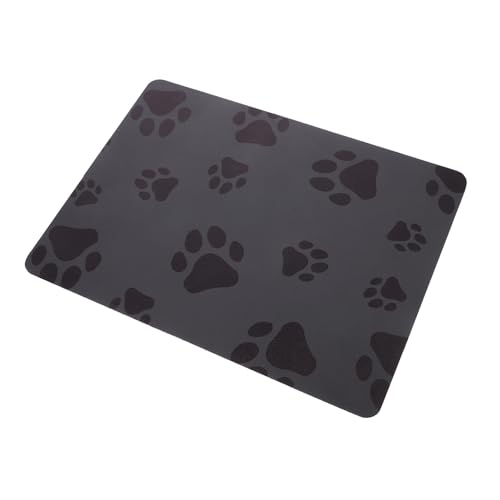 TOYANDONA PU Diatomit Haustier Futtermatte Schnell Trocknend rutschfest Wiederverwendbar für Hunde Katzen Futter Wassernapf Platzset von TOYANDONA