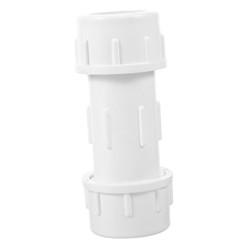 TOYANDONA PVC Wasserrohrverbinder Weiß Robuster Garten Schlauchadapter Leichter PVC Anschluss für Pool Bewässerung DIY Halterung Langlebig und Einfach zu Montieren von TOYANDONA