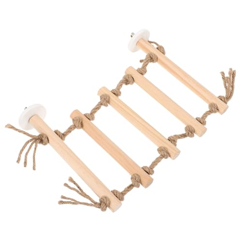 TOYANDONA Papageien Kletterleiter Holzspielzeug mit Rutschfesten Mehrschichtige Vogelleiter für Wellensittiche und Nymphensittiche Kletter und Trainingsspielzeug für Vogelkäfig TOYANDONA Papageien Kletterleiter Holzspielzeug mit Rutschfesten Mehrschichtige Vogelleiter für Wellensittiche und Nymphensittiche Kletter und Trainingsspielzeug für Vogelkäfig von TOYANDONA