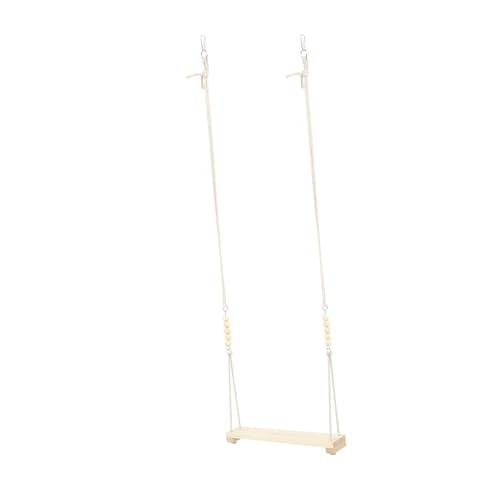 TOYANDONA Papageien Schaukel Leiter aus Naturholz Kletterspielzeug für Hühner und Vögel und Klettern Perfekter Spielplatz für Papageien und Andere Vögel von TOYANDONA