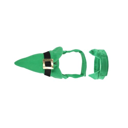 TOYANDONA Pet St Patrick's Day Kostüm Set für Hunde und Katzen Grünes Plaid Accessoire mit Verstellbarem Hundehalsband und Haarreif Atmungsaktives Baumwollmaterial Festliches Haustier TOYANDONA Pet St Patrick's Day Kostüm Set für Hunde und Katzen Grünes Plaid Accessoire mit Verstellbarem Hundehalsband und Haarreif Atmungsaktives Baumwollmaterial Festliches Haustier von TOYANDONA