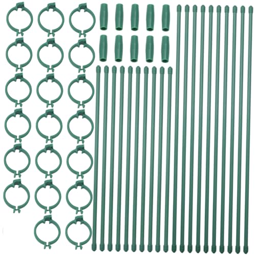TOYANDONA Pflanzenstütze mit Clips und Verbindern Wetterfeste Gartenstützen für Drinnen Draußen Stabile Rankhilfe zur Pflanzenförderung und Schutz vor Stängelbruch TOYANDONA Pflanzenstütze mit Clips und Verbindern Wetterfeste Gartenstützen für Drinnen Draußen Stabile Rankhilfe zur Pflanzenförderung und Schutz vor Stängelbruch von TOYANDONA