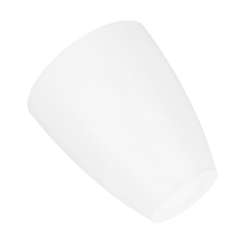 TOYANDONA Plastik Lampenschirm für Tischlampe Weißer Kunststoff Lampenschirm Ersatzschirm mit Mittelloch Lichtschützender Leichter Lampenabdeckung für Schreibtisch und Wohnraum von TOYANDONA