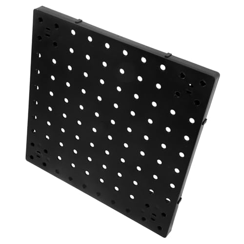 TOYANDONA Plastik Pegboard Wandpaneel Schwarz Wandmontage Lochwand Organizer Kunststoff Werkzeugaufbewahrung für Garage Werkstatt Stauraumsystem TOYANDONA Plastik Pegboard Wandpaneel Schwarz Wandmontage Lochwand Organizer Kunststoff Werkzeugaufbewahrung für Garage Werkstatt Stauraumsystem von TOYANDONA