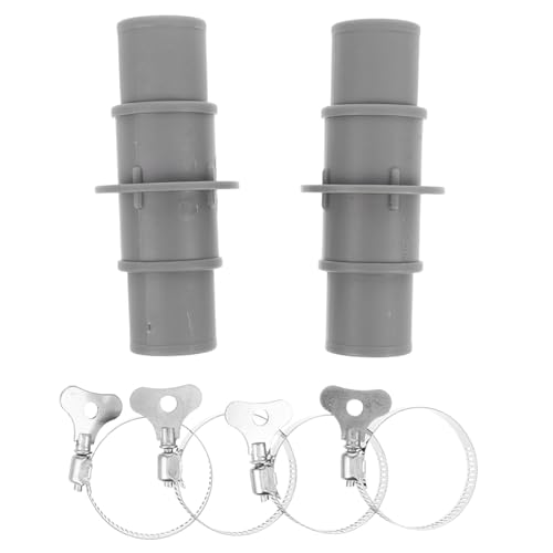 TOYANDONA Pool Schlauch Adapter Griffklemmen Kupplung für Schwimmbad Staubsauger Filterpumpenschläuche Robuste Verbindung Einfache Installation Graue Ausführung TOYANDONA Pool Schlauch Adapter Griffklemmen Kupplung für Schwimmbad Staubsauger Filterpumpenschläuche Robuste Verbindung Einfache Installation Graue Ausführung von TOYANDONA