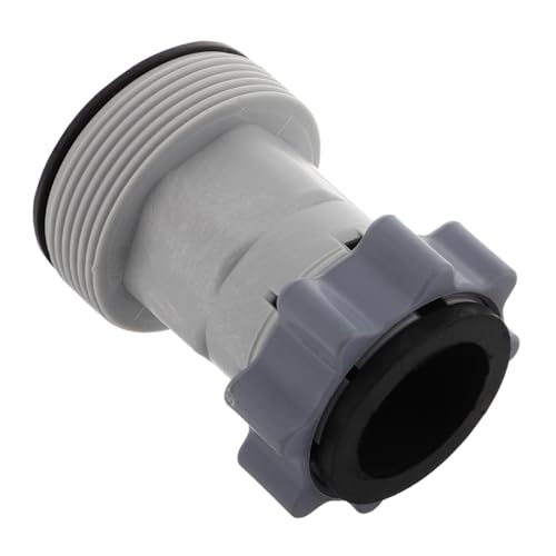 TOYANDONA Pool Schlauchadapter für Poolpumpe und Gartenschlauch Robustes Poolfitting Zubehör Installieren Langlebig zur Wasserflussregulierung Kompatibel mit Schwimmbecken und von TOYANDONA