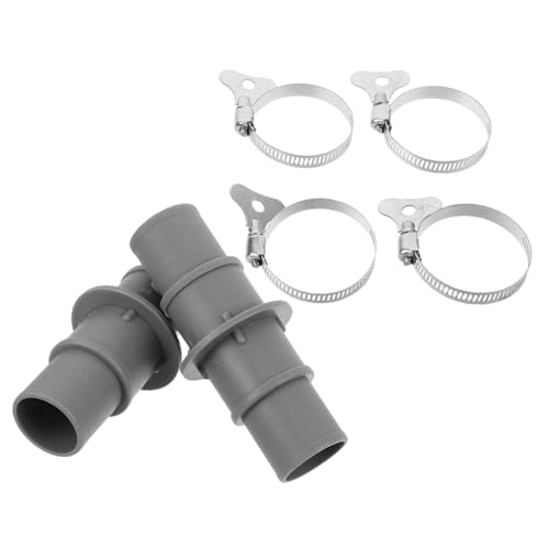TOYANDONA Poolschlauch adapter mit Handgriff schellen Kompatibel für Schwimmbad vakuumschlauchanschlüsse Robustes Ersatzteil für Filterpumpe und Poolreinigung von TOYANDONA