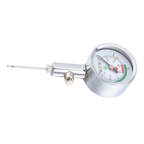 TOYANDONA Präzises Balldruckmessgerät Psi Bar mit Luftdruckablassventil Robustem Metallgehäuse Nadel Kompatibel mit Fußball Volleyball Basketball und Anderen Aufblasbaren Sportbällen von TOYANDONA